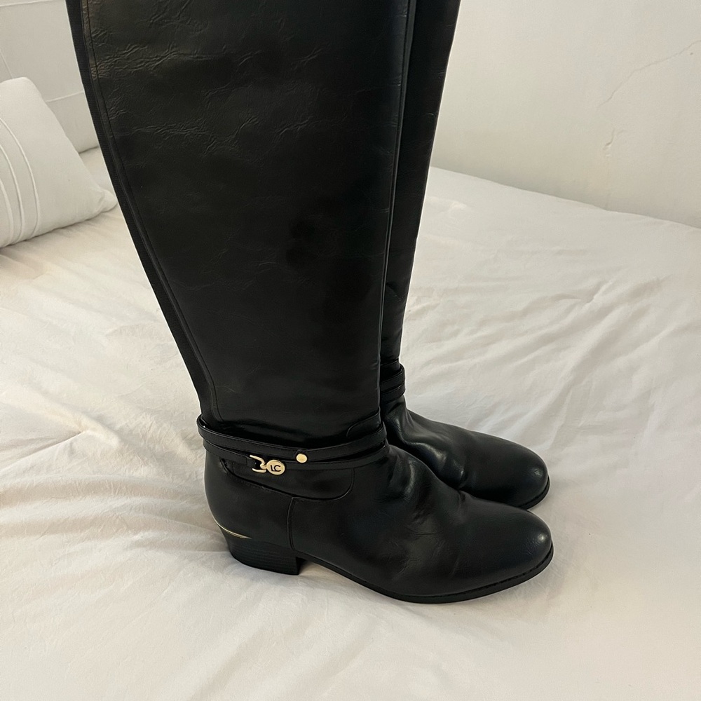 Wide Calf Long Riding Boots - LIKE NEW